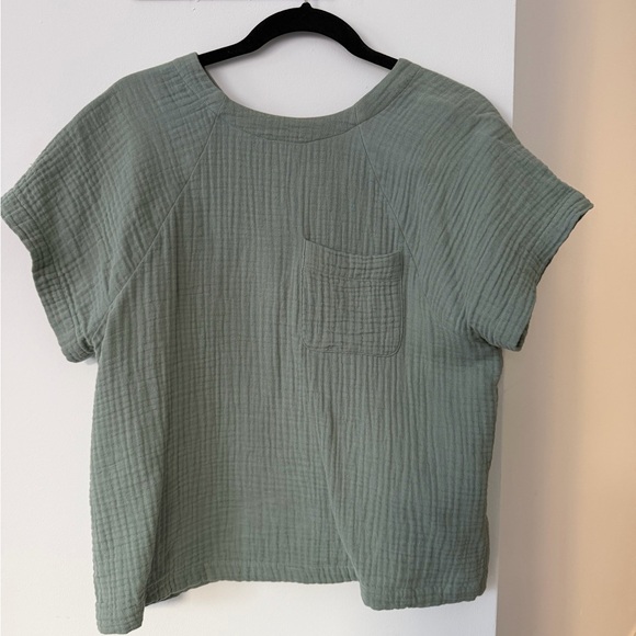 Madewell Tops - Madewell Sage Short Sleeve Top